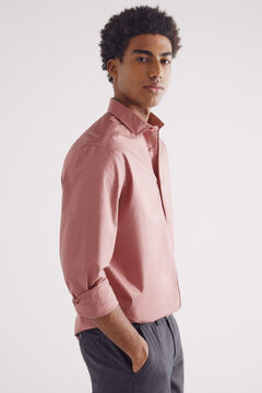 Springfield Camisa vestir elástica rosa