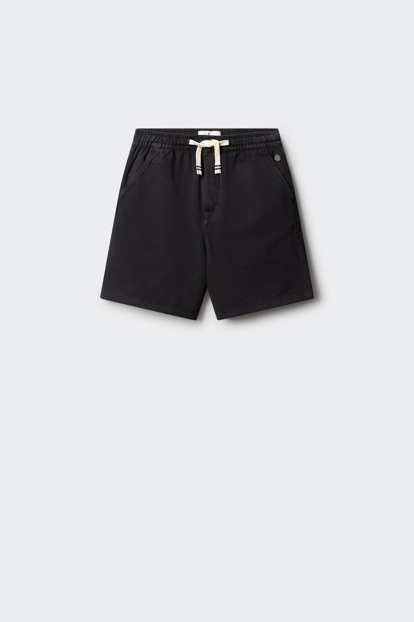 Springfield Kids Bermudas chino de punto para ni&ntilde;o negro