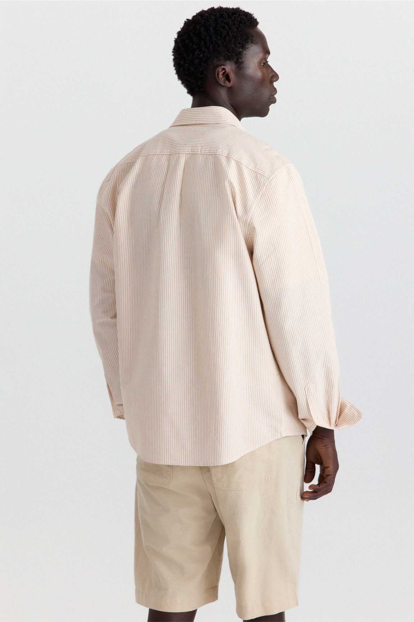 Springfield Camisa oxford de rayas estampado
