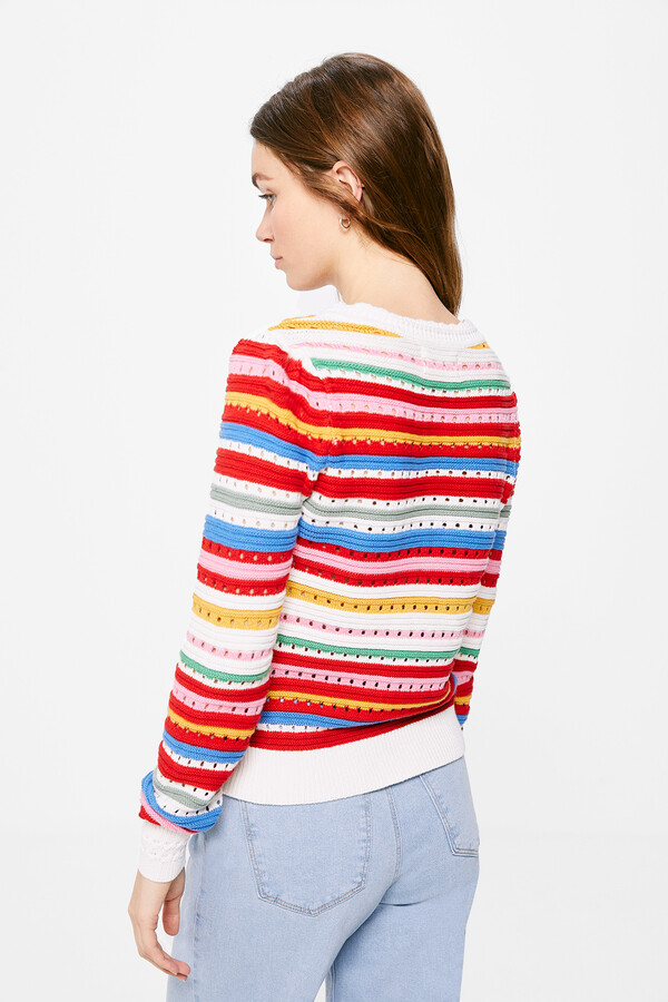 Springfield Suéter Estructura Links rojo