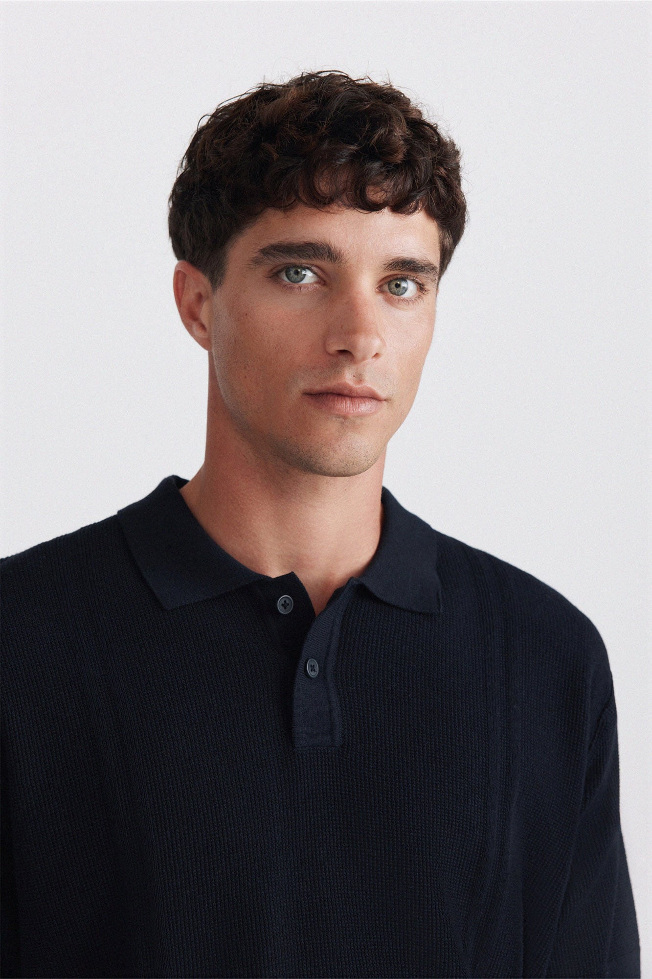 Springfield Polo b&aacute;sico de estructura marino