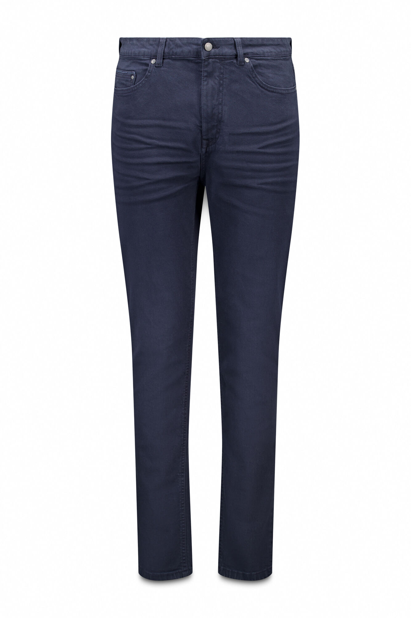 Springfield Pantal&oacute;n slim fit de 5 bolsillo azul
