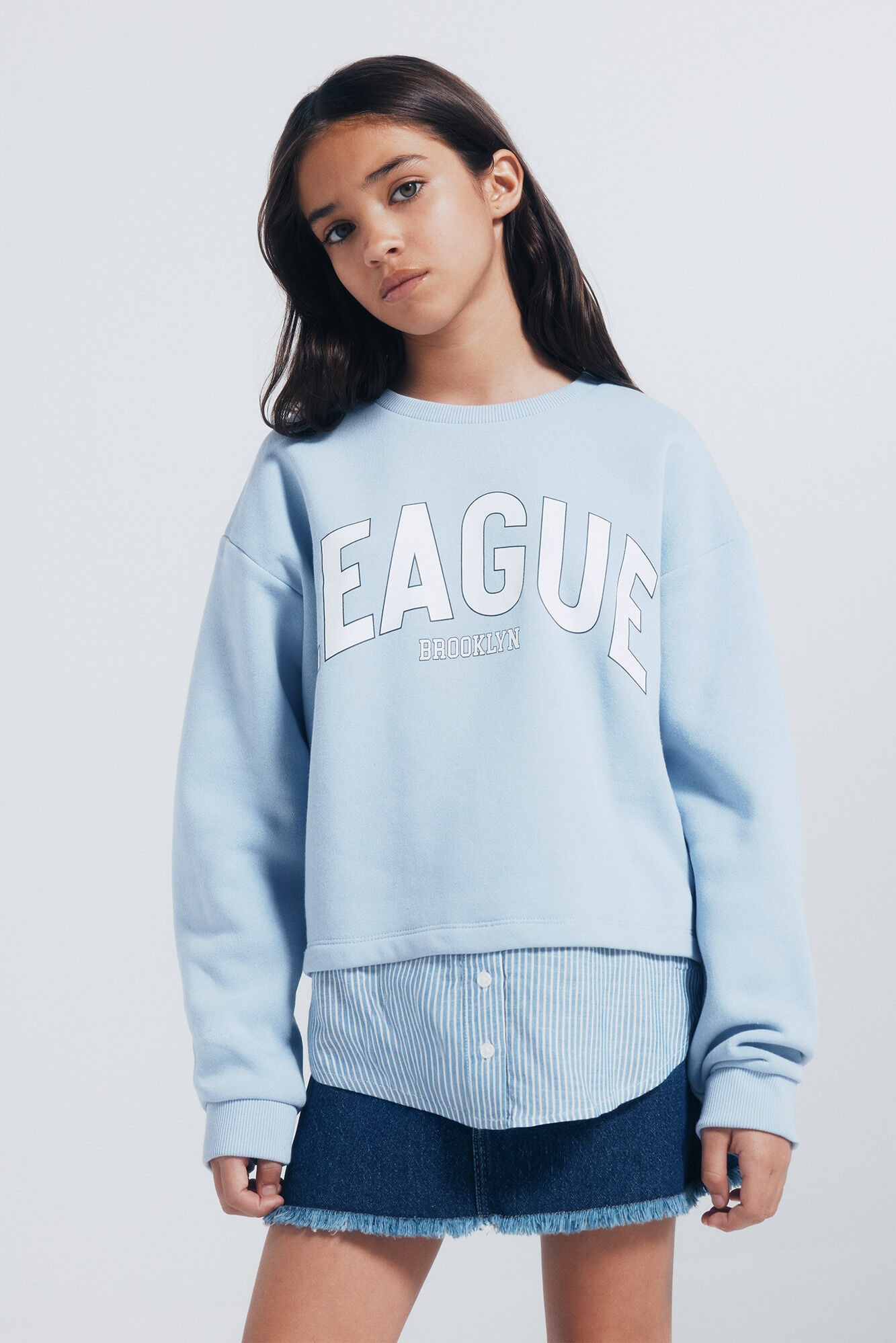 Springfield Kids Sudadera League ni&ntilde;a azul