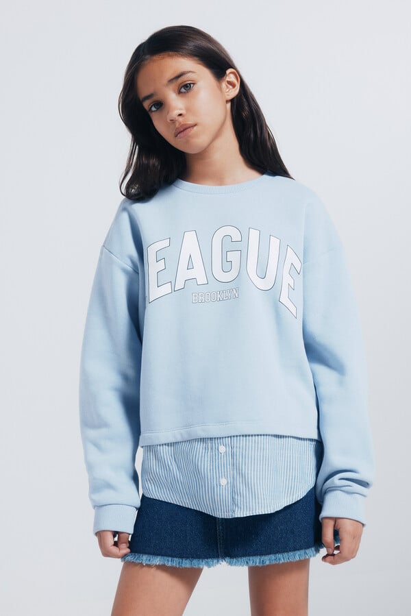Springfield Kids Sudadera League niña azul