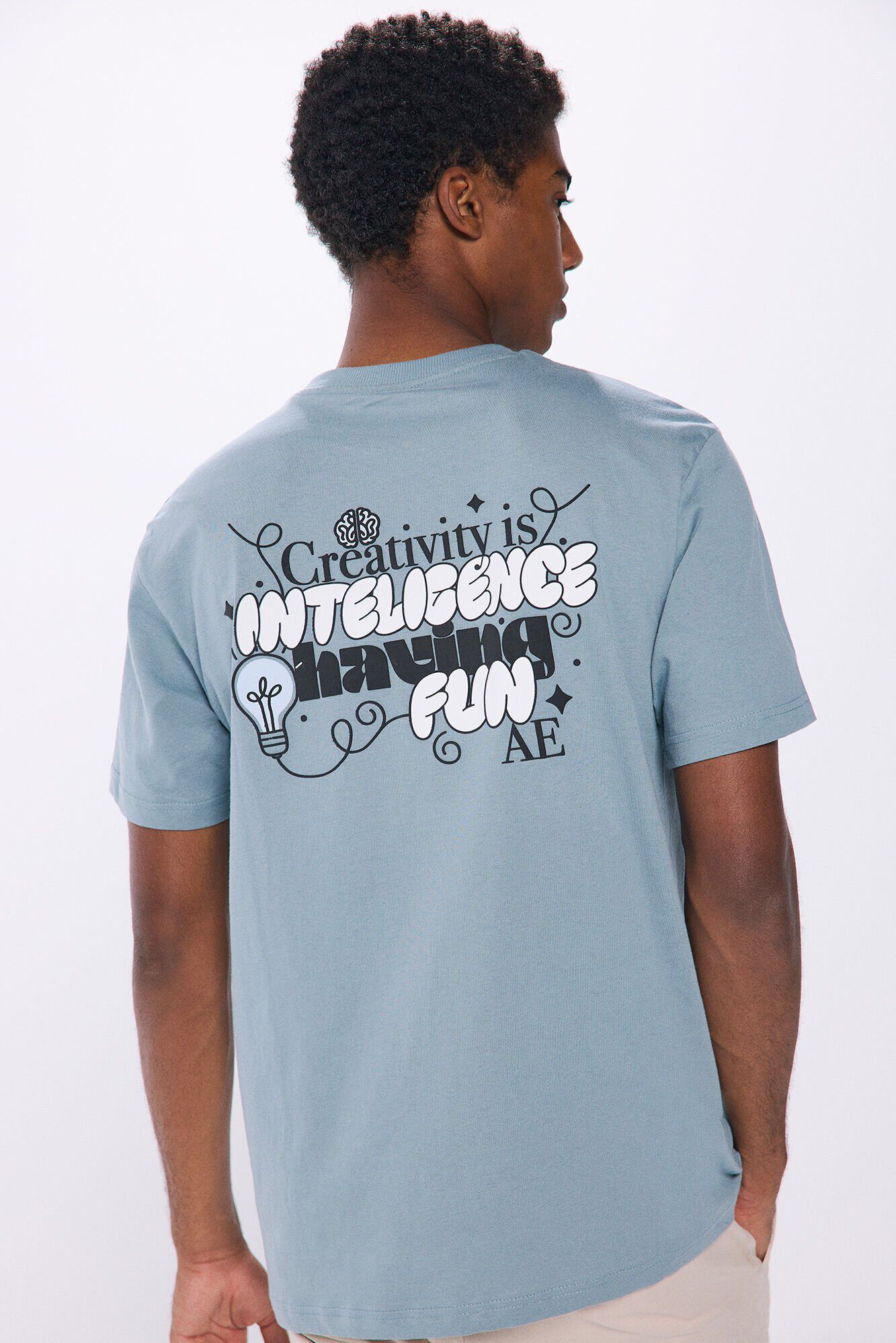 Springfield Playera inteligence azul