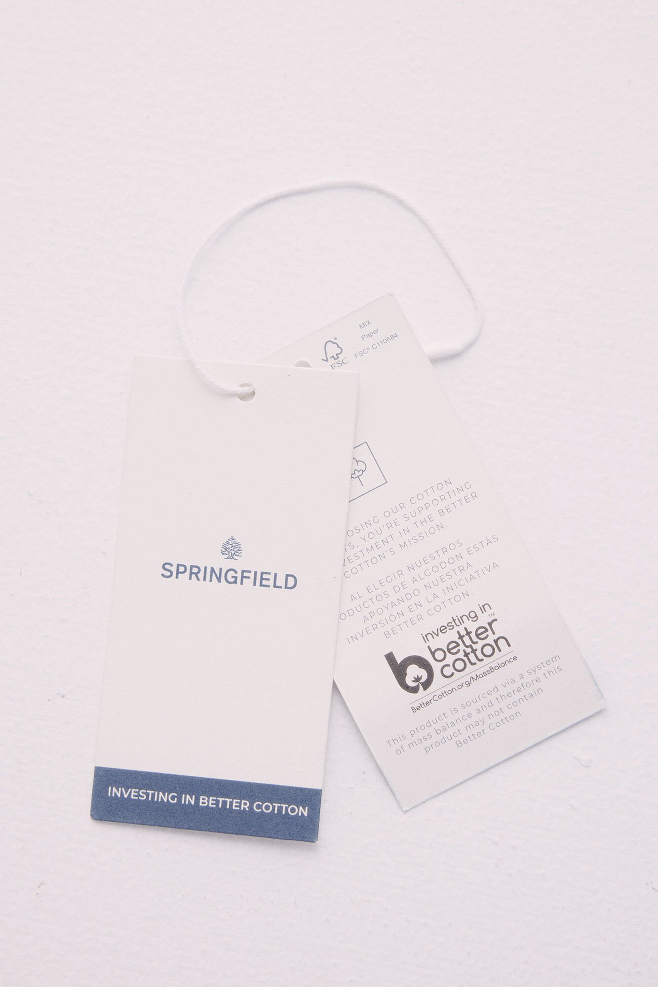 Springfield Blusa escote cenefa motivos &eacute;tnicos rojo