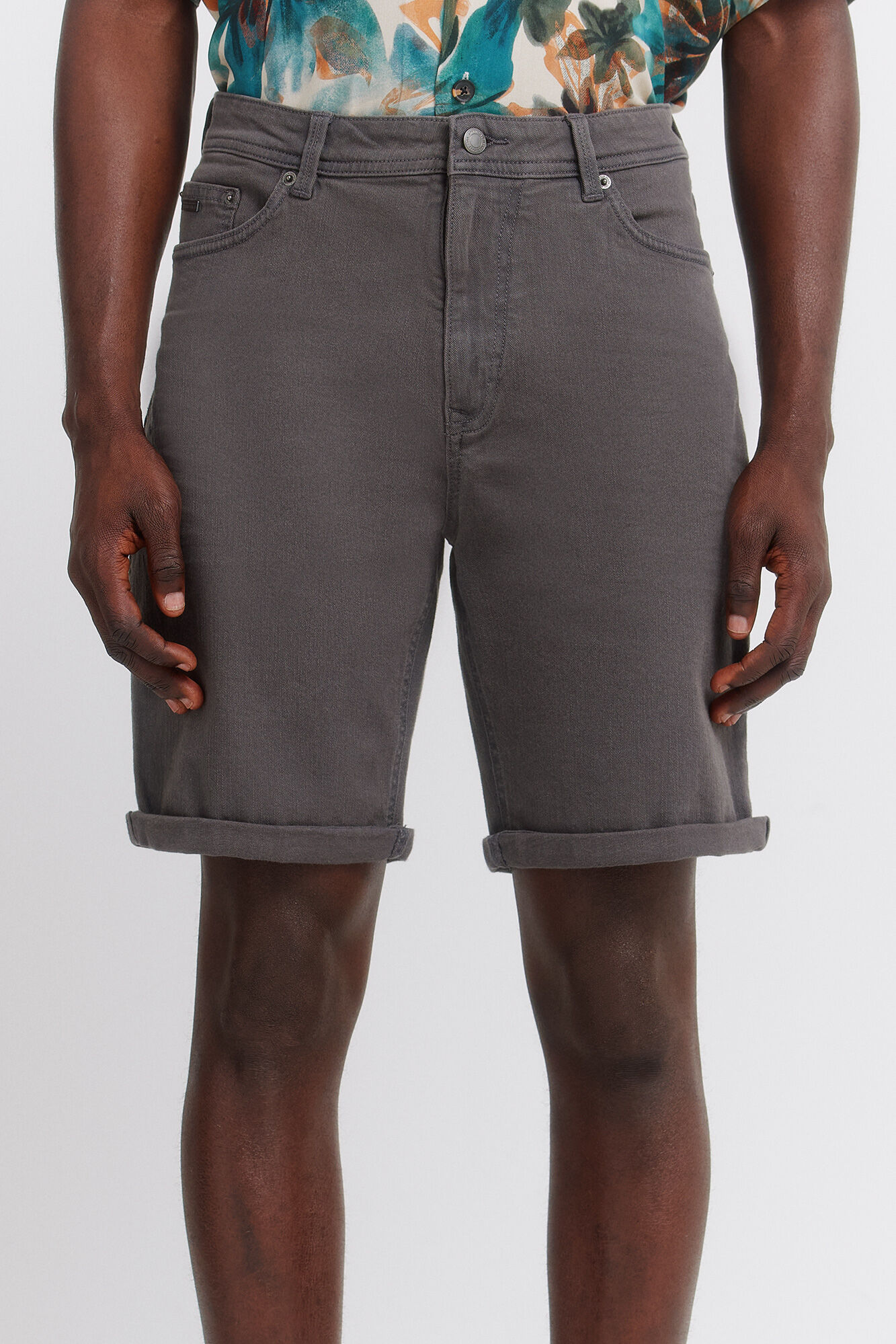Springfield Bermudas 5 bolsillos lavadas slim fit