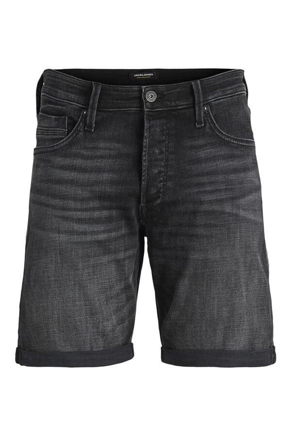 Jack & Jones Shorts de jean relaxed fit negro