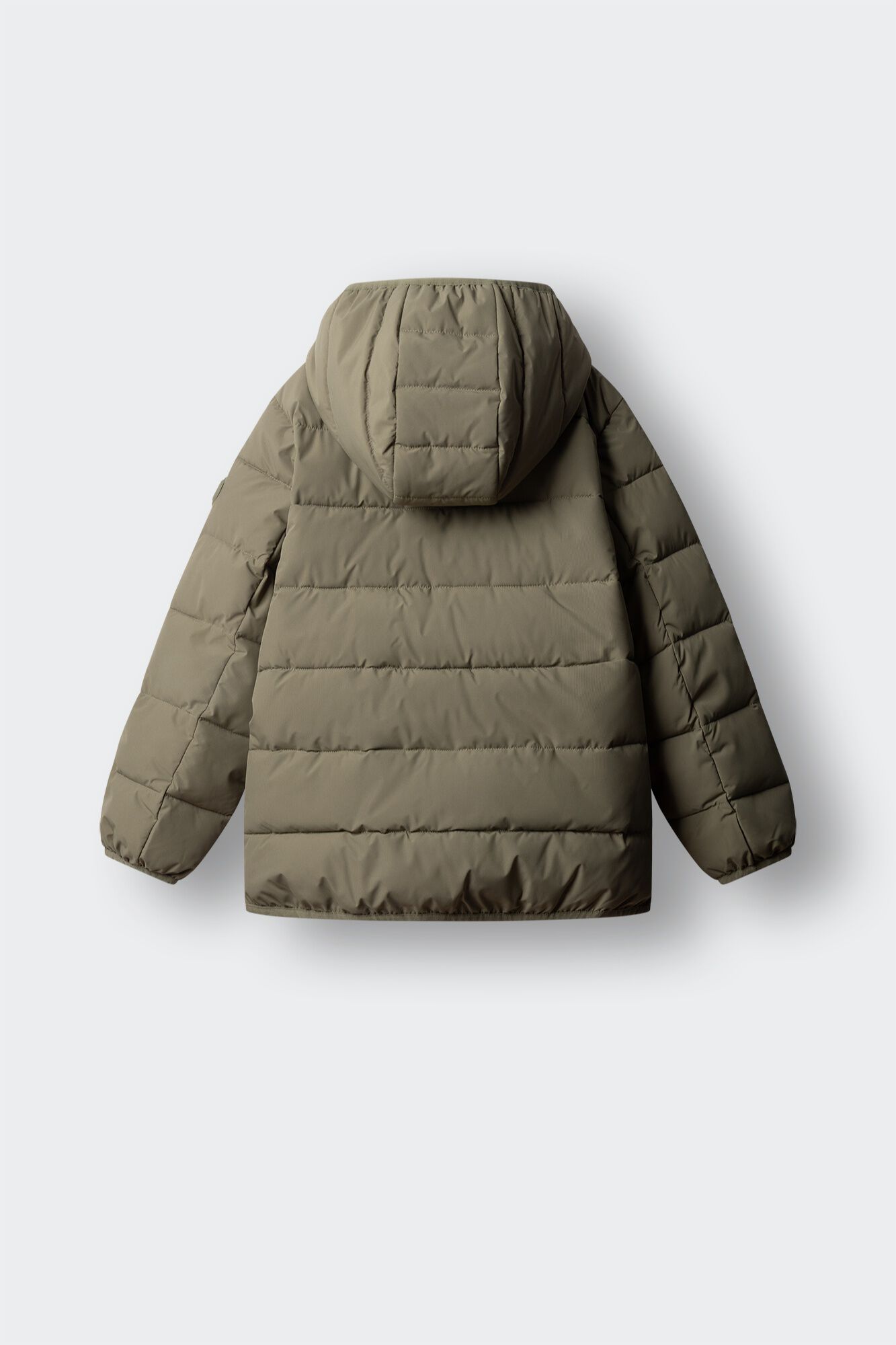 Springfield Kids Chamarra acolchada puffa a cuadros para ni&ntilde;o khaki