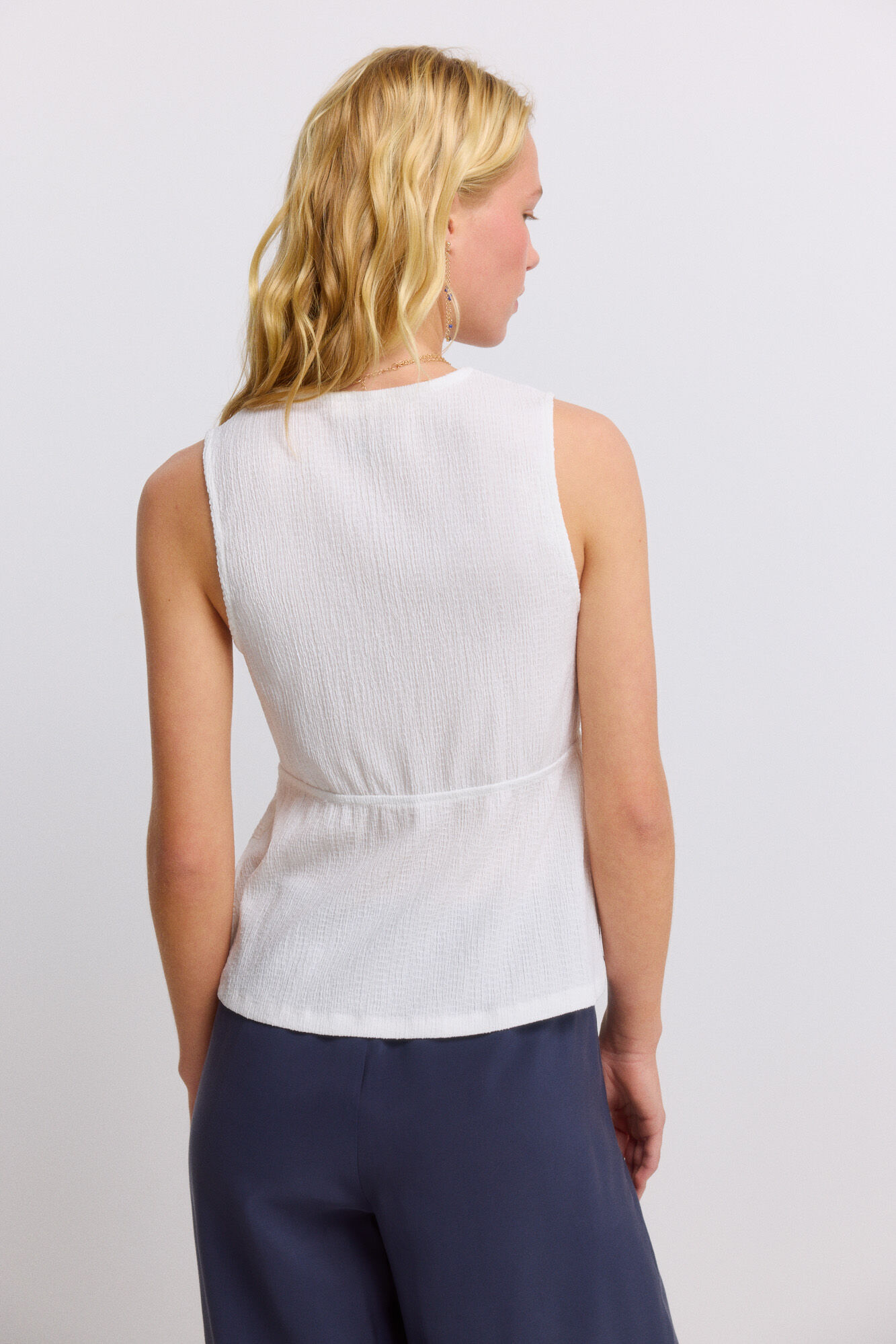 Springfield Top de crochet con cord&oacute;n