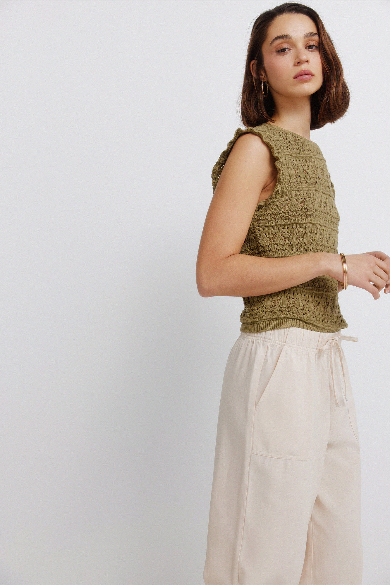 Springfield Pantalones jogger estampado