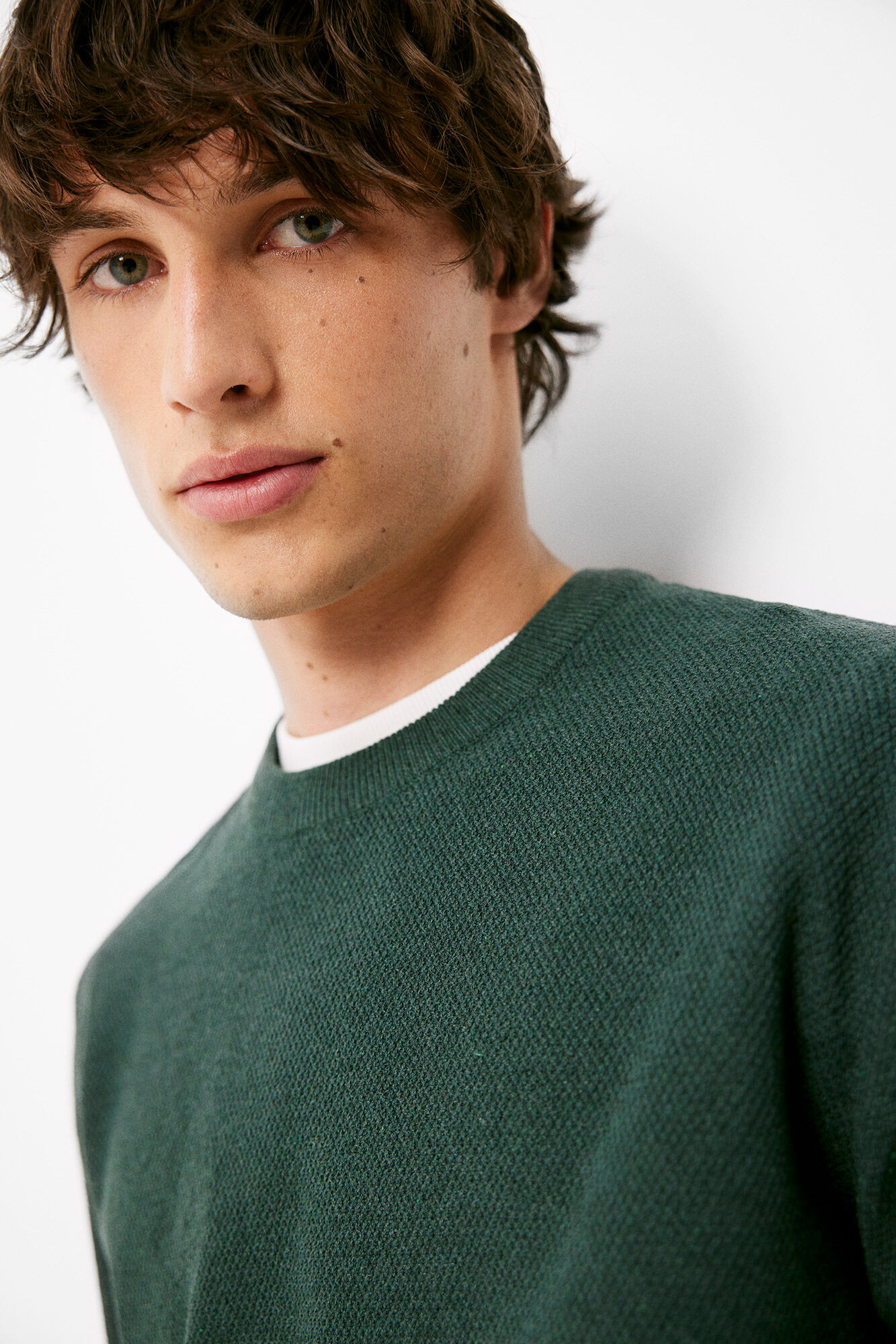 Springfield Su&eacute;ter estructura torzal azul