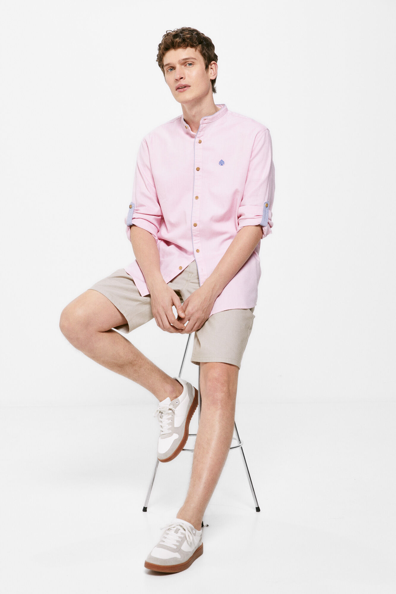 Springfield Camisa estructura mao rosa