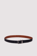Springfield Cinturón reversible microperforado negro