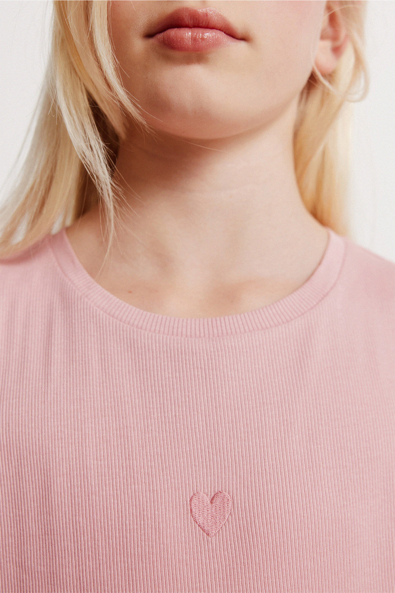 Springfield Kids Playera de manga corta acanalada para ni&ntilde;a