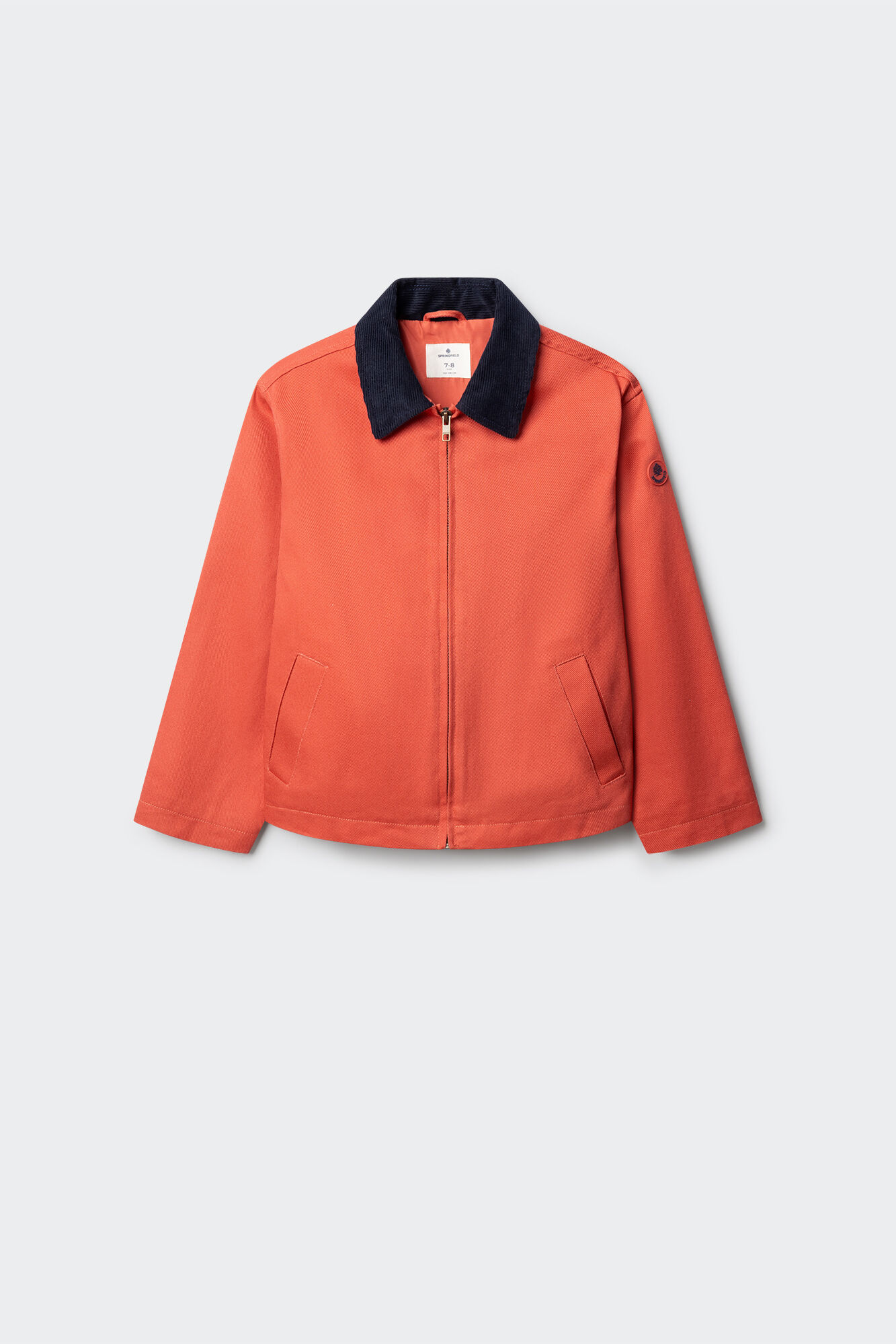 Springfield Kids Chamarra para ni&ntilde;o naranja