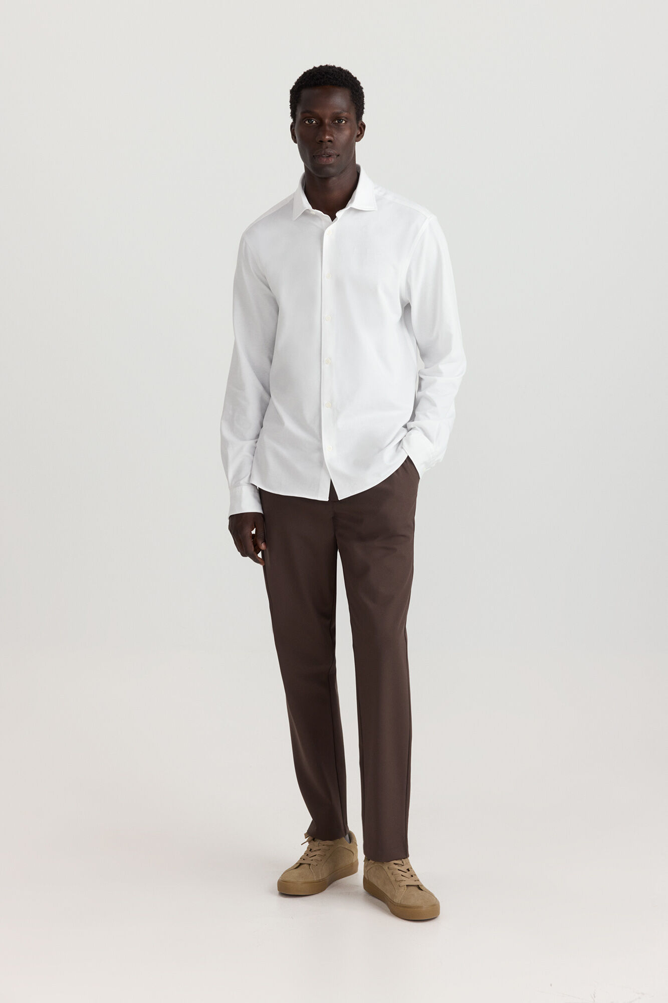 Springfield Camisa performance comfort quick dry y non-iron natural