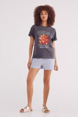 Springfield Shorts de pijama azul