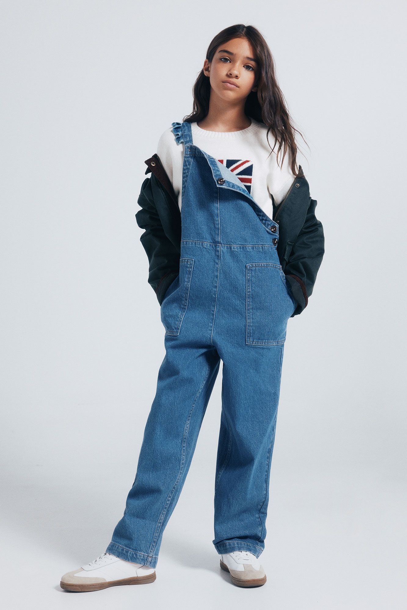 Springfield Kids Overol largo denim ni&ntilde;a