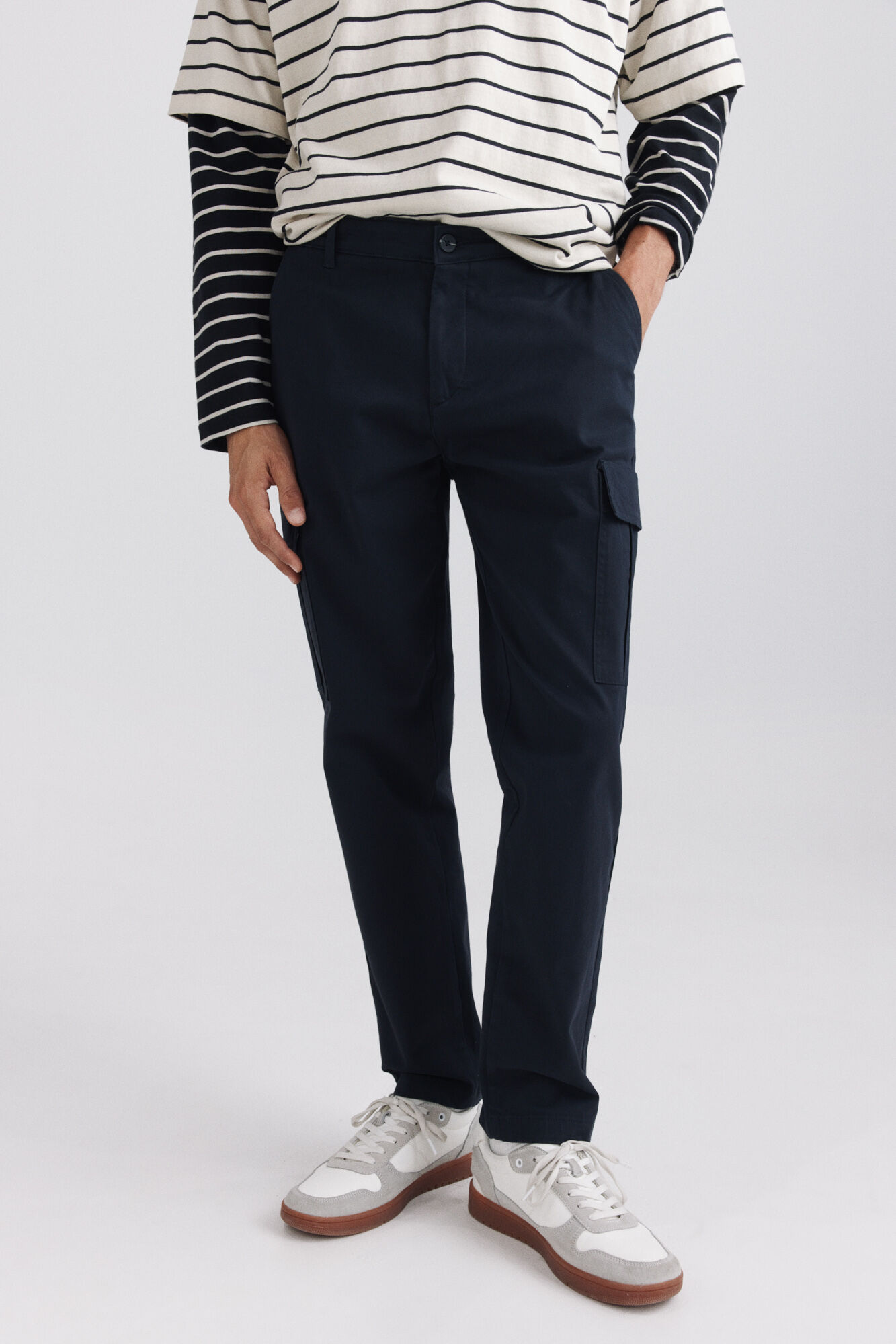 Springfield Pantal&oacute;n cargo c&oacute;modo azul