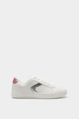 Springfield Zapatillas Glitter Cordones Polipiel natural