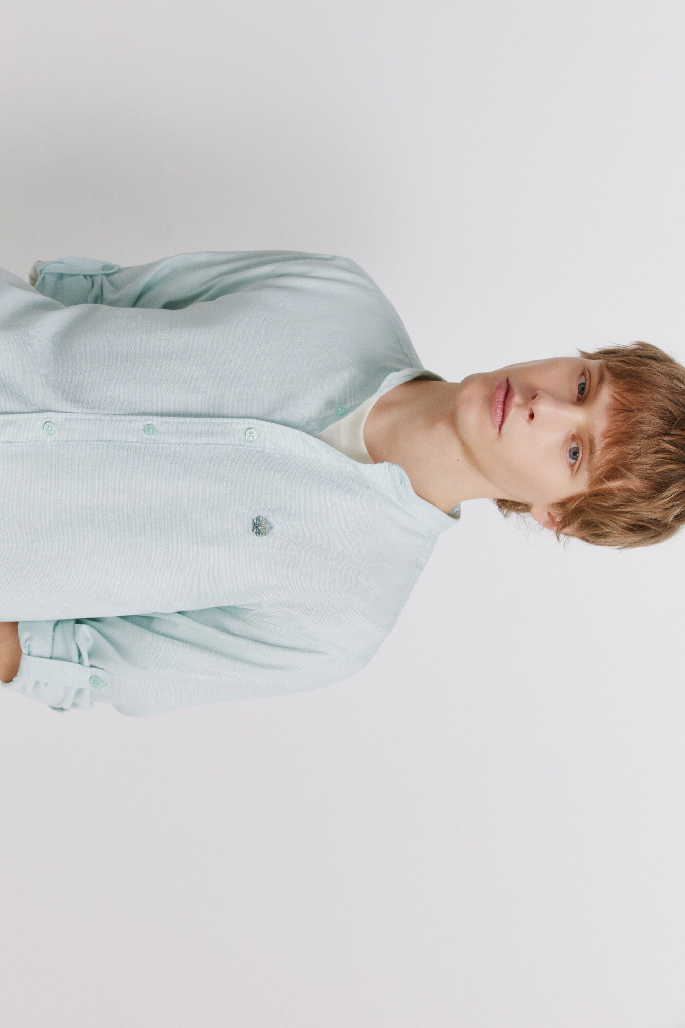 Springfield Camisa estructurada verde