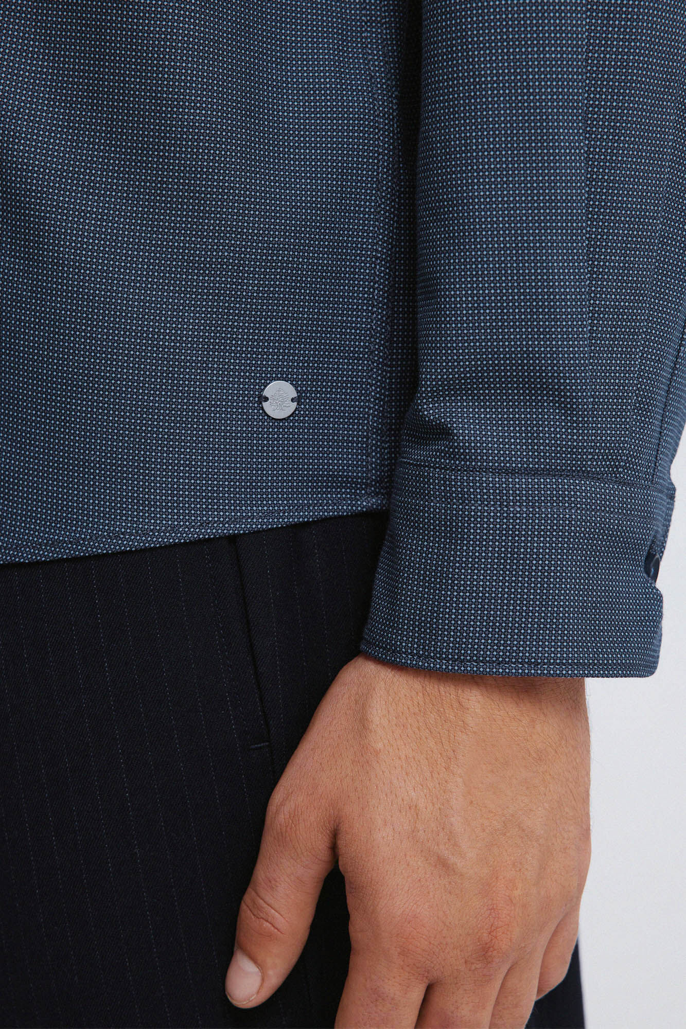 Springfield Playera de popel&iacute;n azul