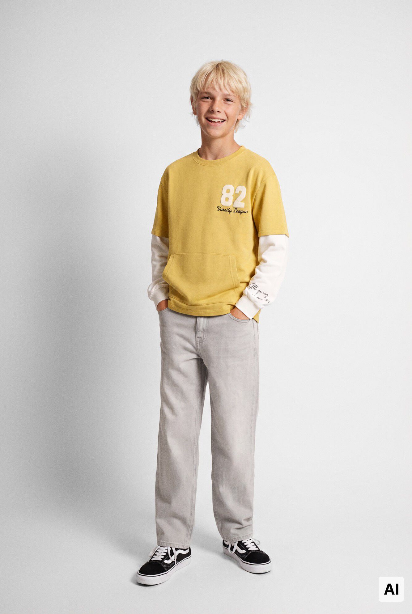Springfield Kids Sudadera de doble manga para ni&ntilde;o