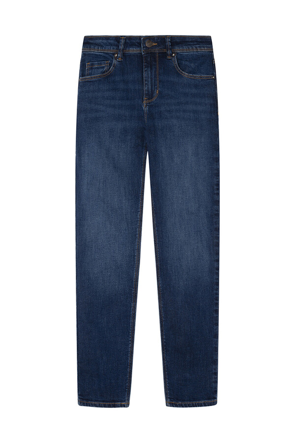 Springfield Jeans slim cropped azul