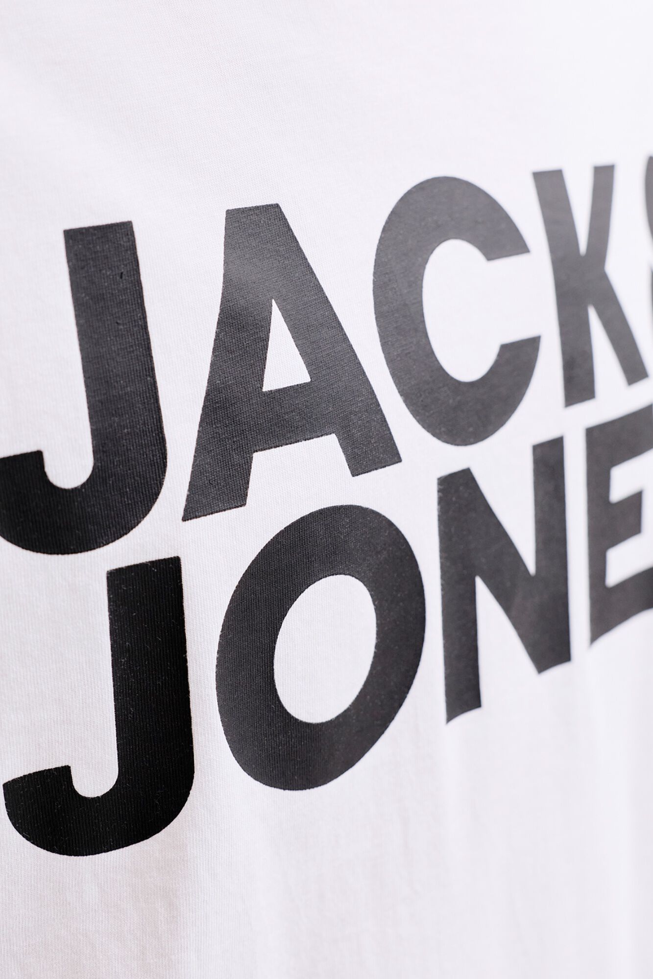 Jack & Jones Playera slim de manga corta natural