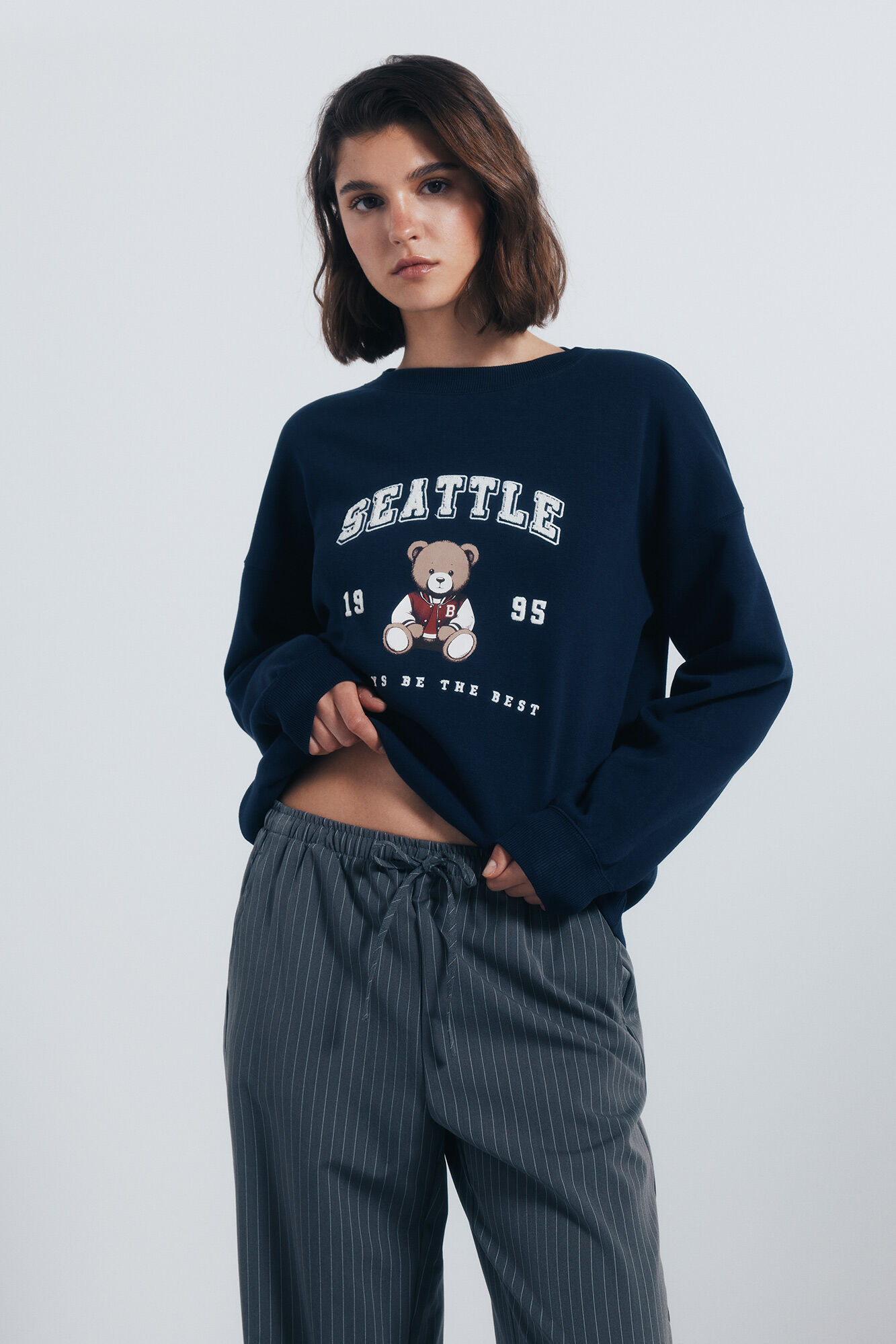 Springfield Pantal&oacute;n jogger ancho gris