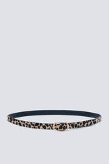 Springfield Cinturón estampado animal hebilla ovalada estampado