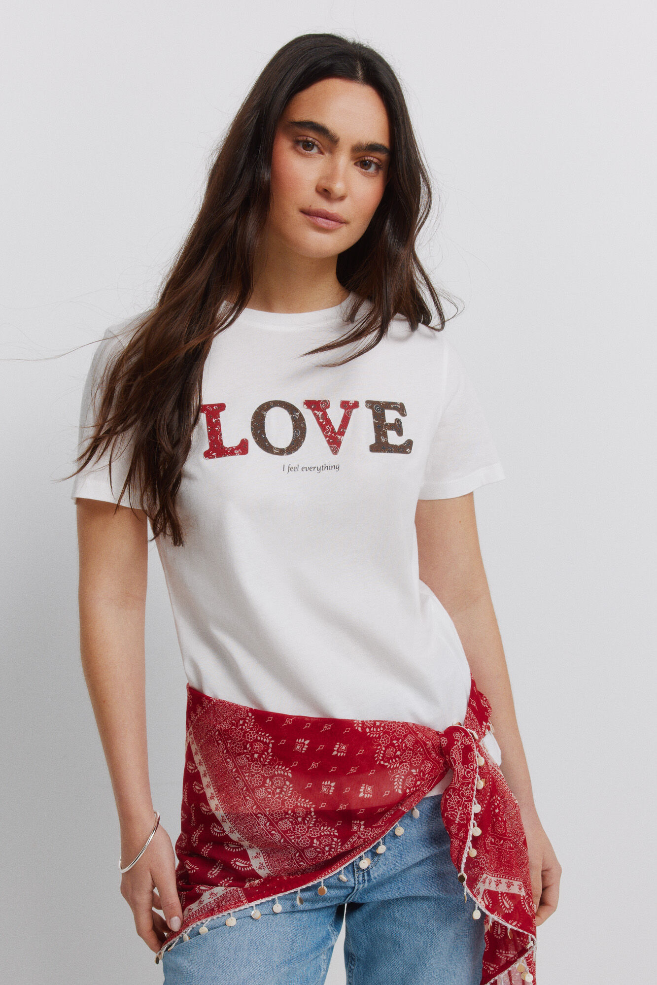 Springfield Playera de algod&oacute;n con estampado