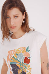 Springfield Playera gráfica  amarillo