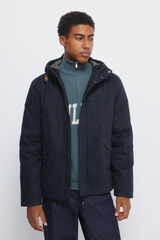 Springfield Parka short acolchado azul