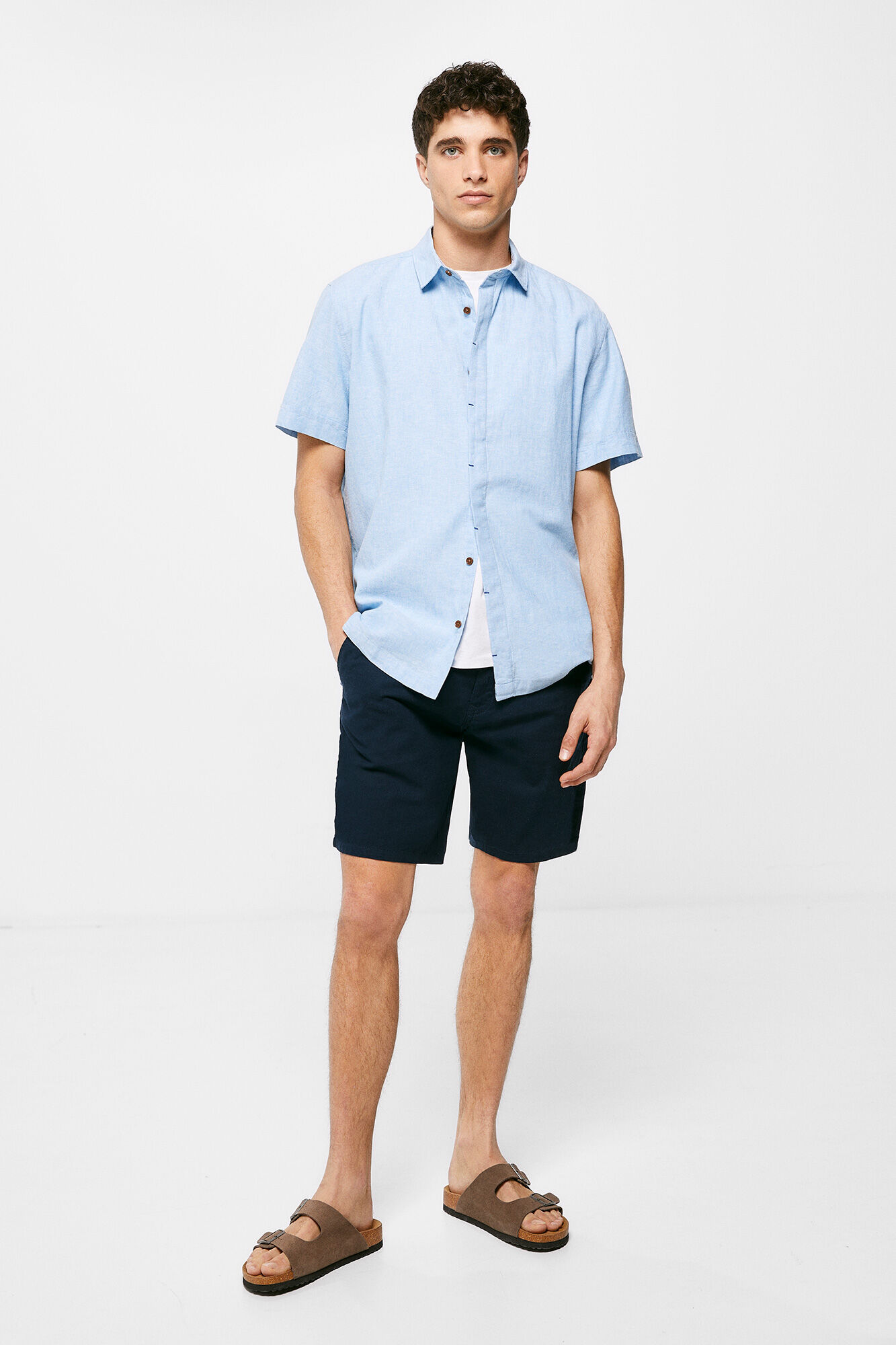 Camisa manga corta hombre springfield sales
