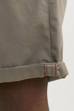 Springfield Bermuda estilo chino regular fit gris