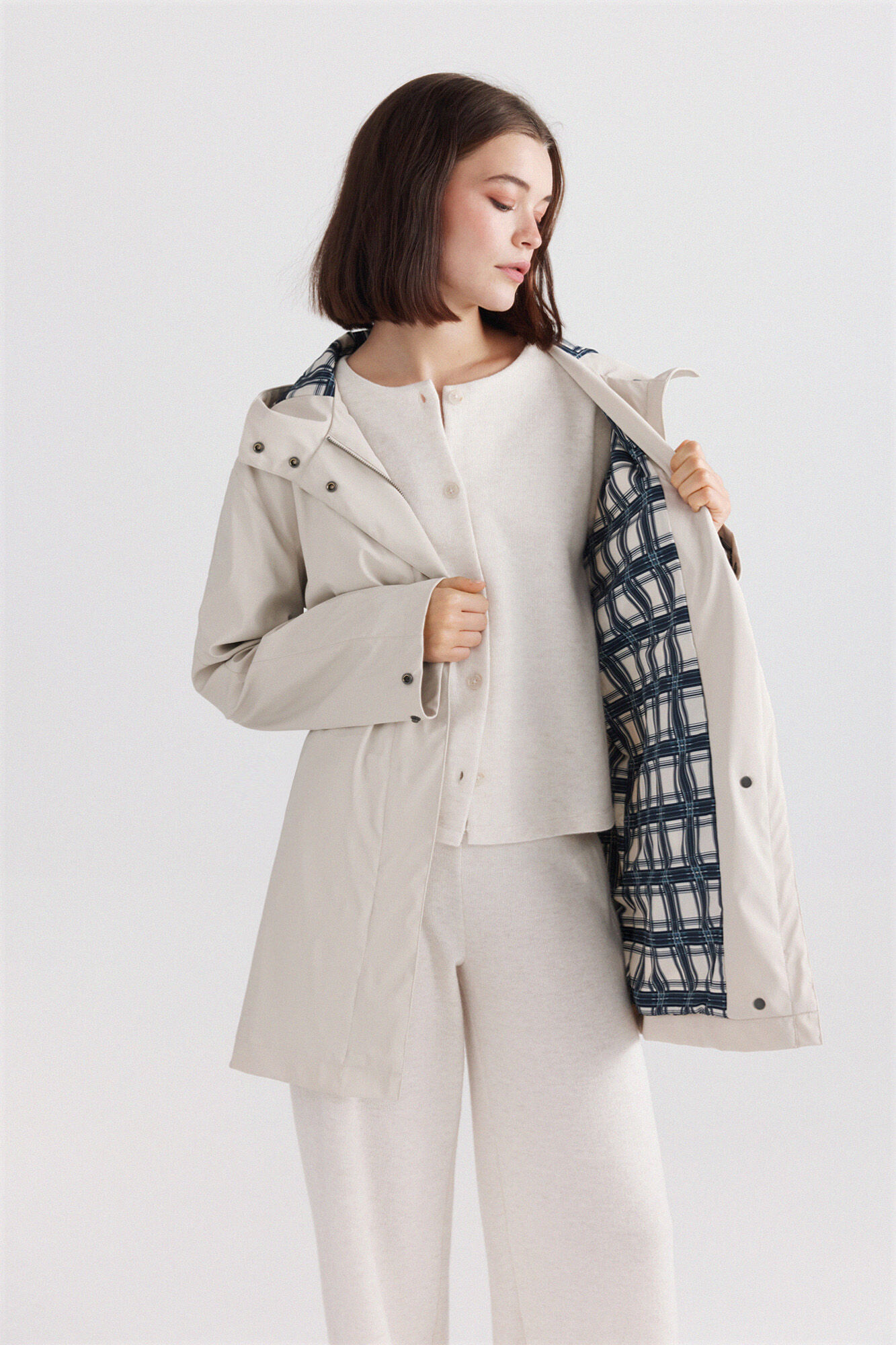 Springfield Chamarra impermeable con capucha