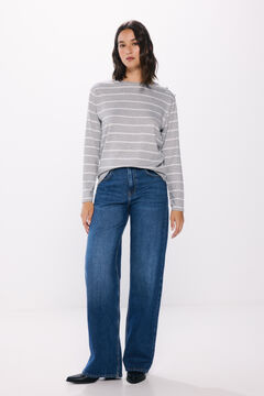 Springfield Playera botones hombro gris
