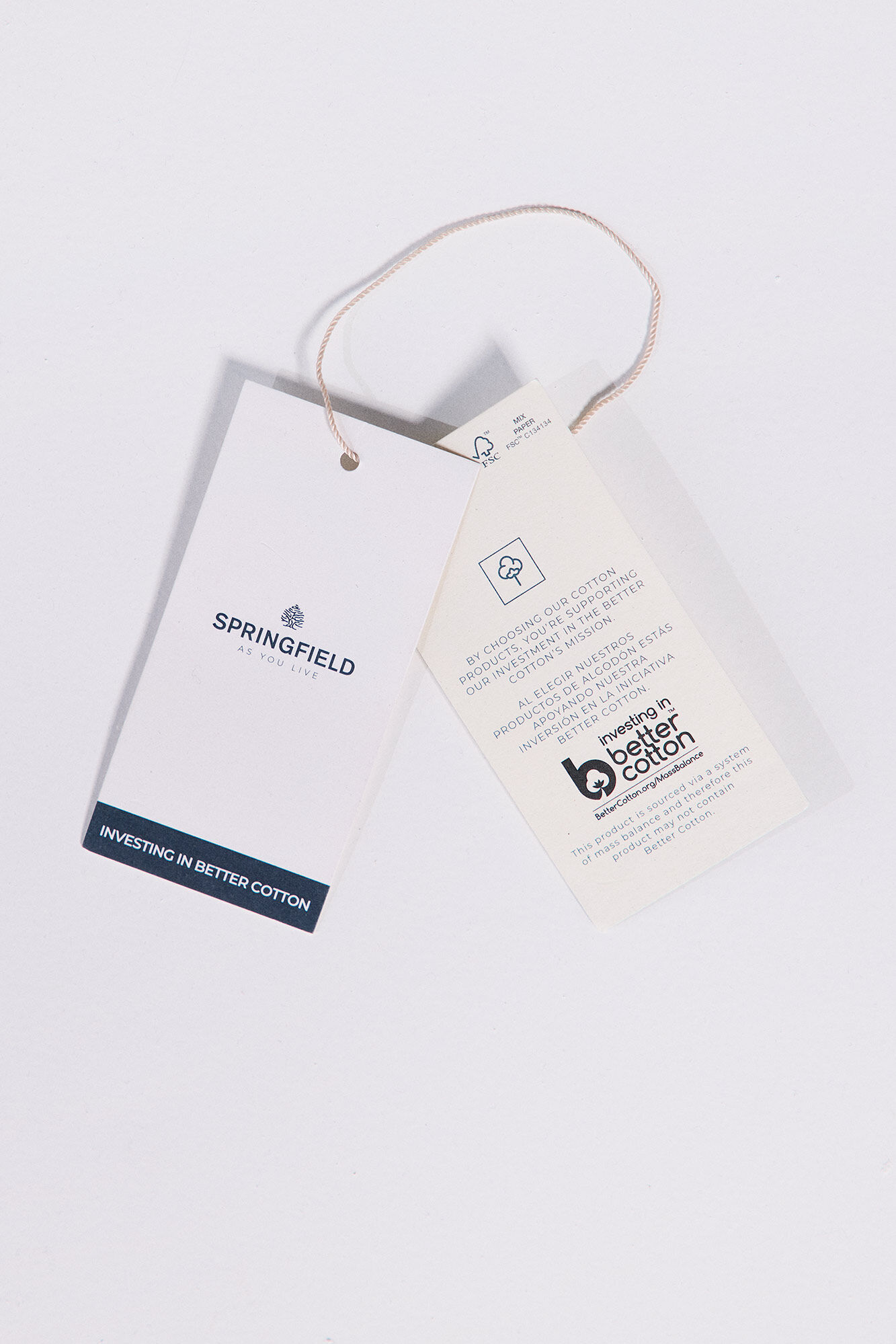 Springfield Camisa oversized algod&oacute;n  azul indigo