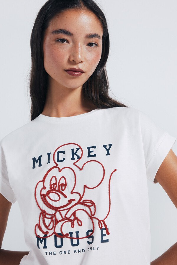 Springfield Playera "Mickey Mouse" silueta nude