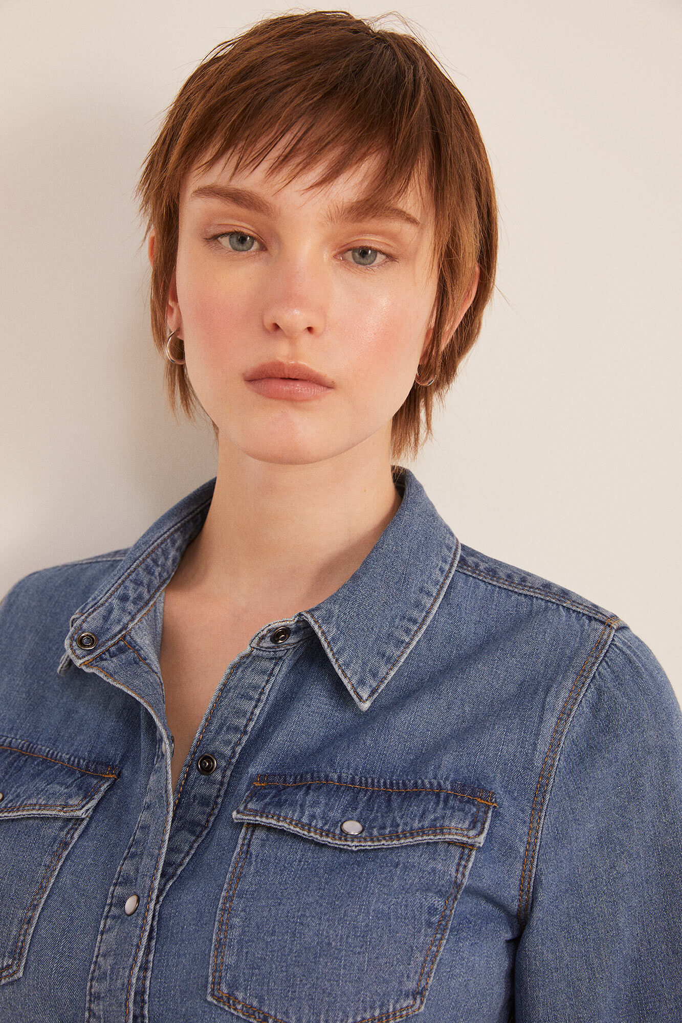 Springfield Vestido Vaquero Lavado Sostenible azul