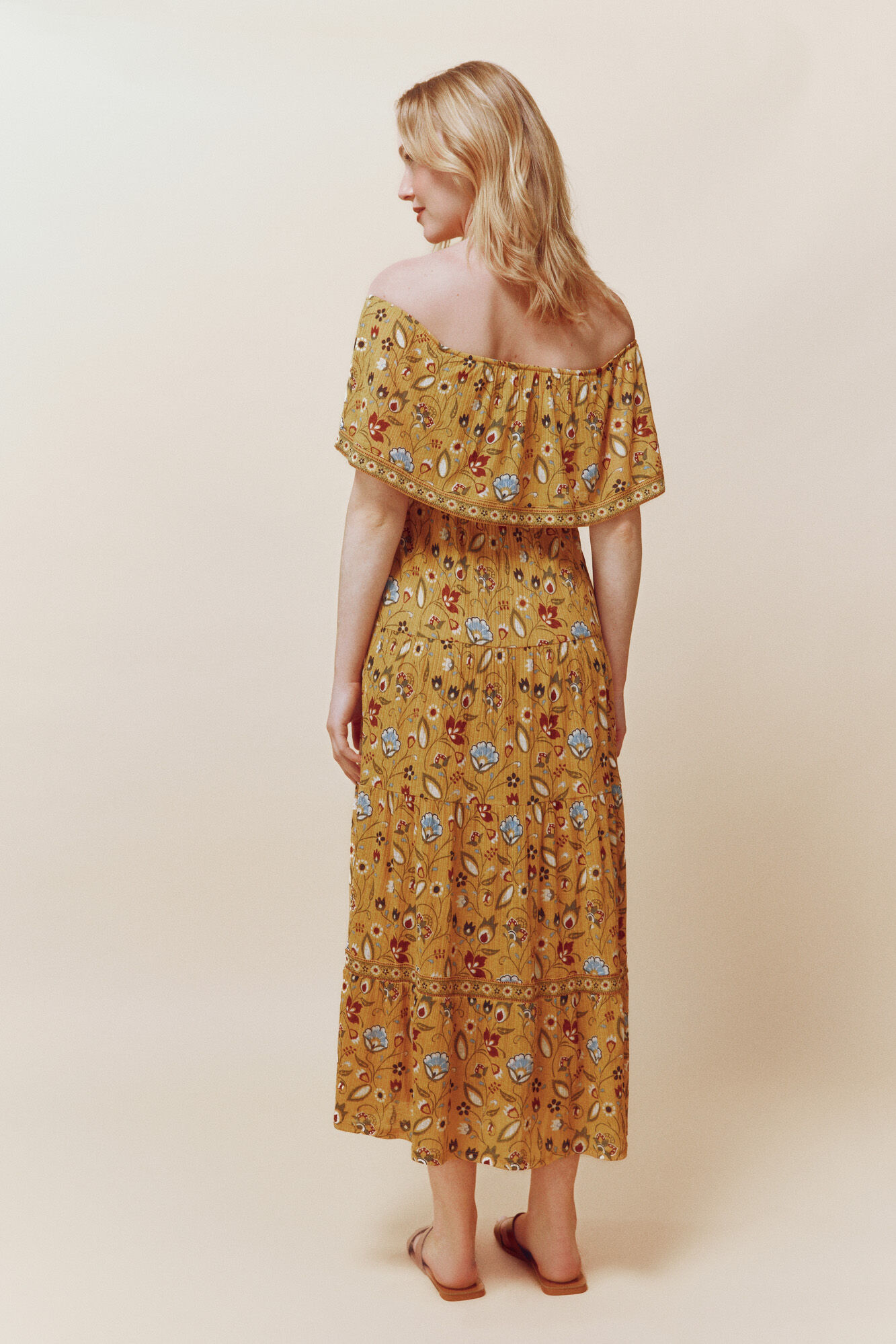 Springfield Vestido Santorini amarillo