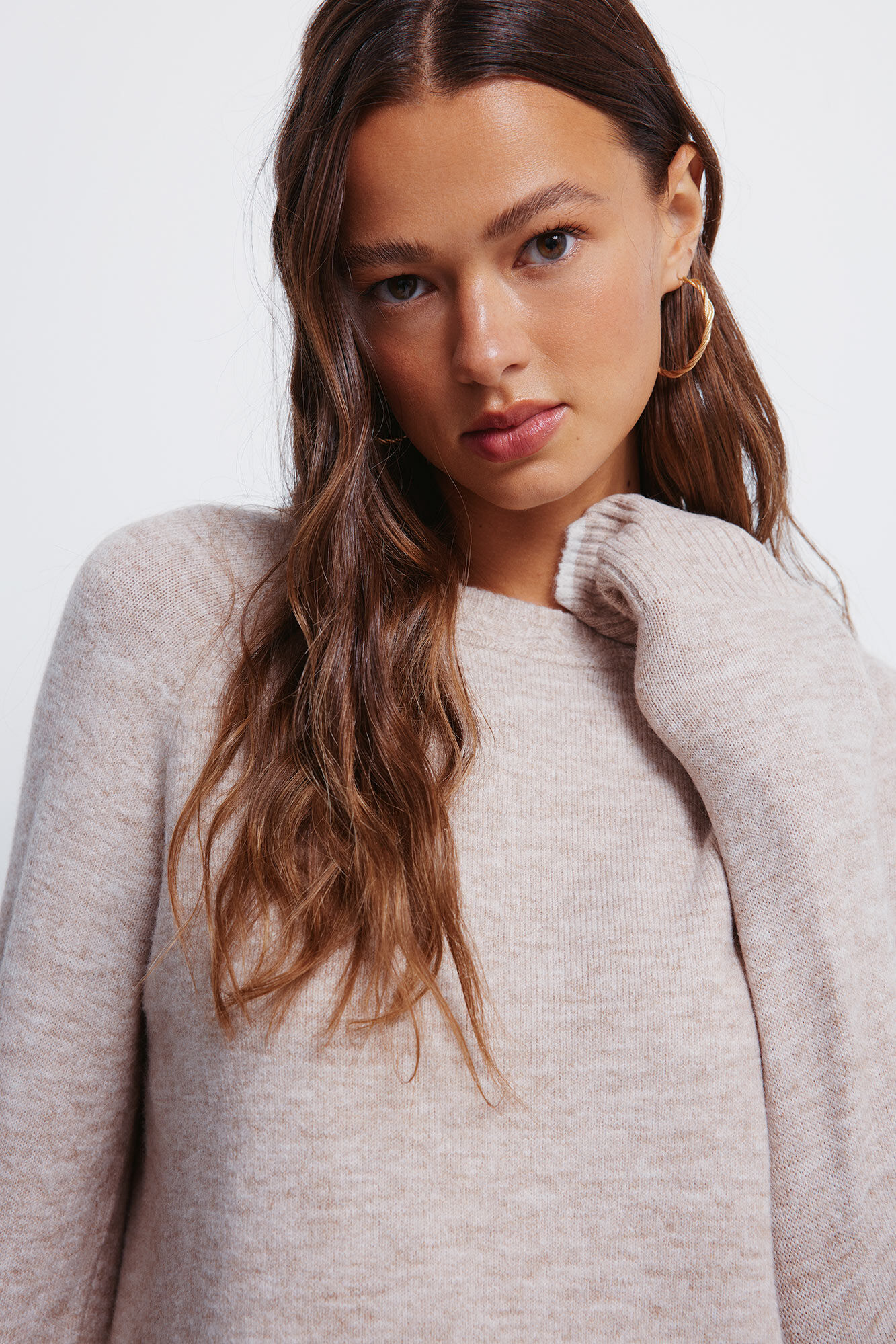 Springfield Su&eacute;ter cuello trenzado