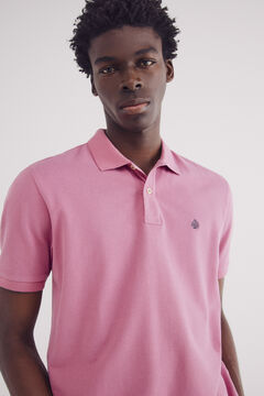 Springfield Polo piqué básico regular fit fucsia