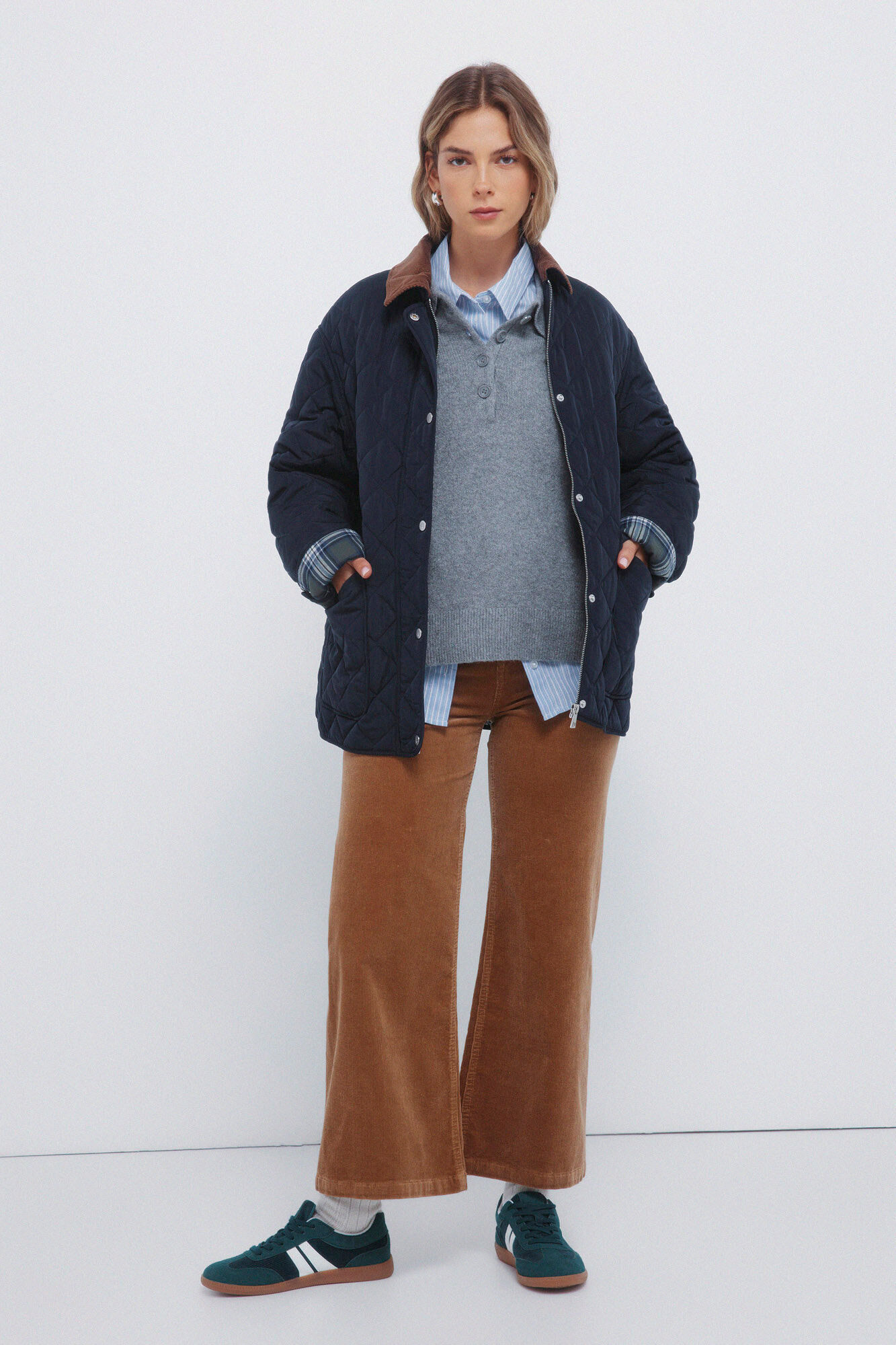 Springfield Bordado polo jersey estampado