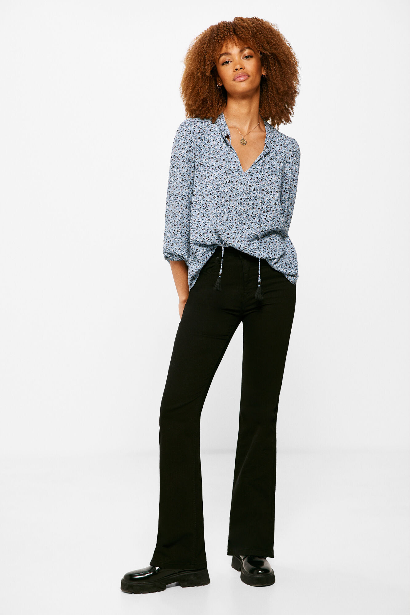 Springfield Jeans Boot Cut Lavado Sostenible