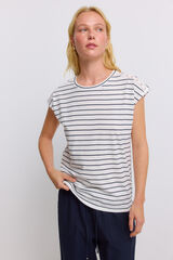 Springfield Playera de crochet de hombro blanco