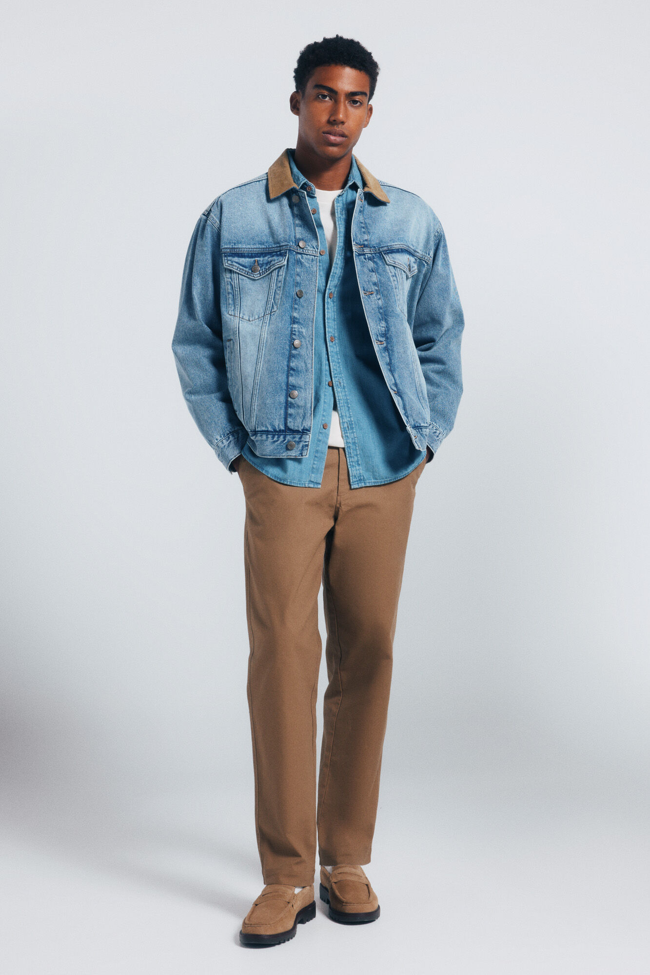 Springfield Pantal&oacute;n chino canvas straight fit