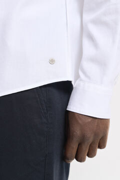 Springfield Camisa vestir bicolor natural